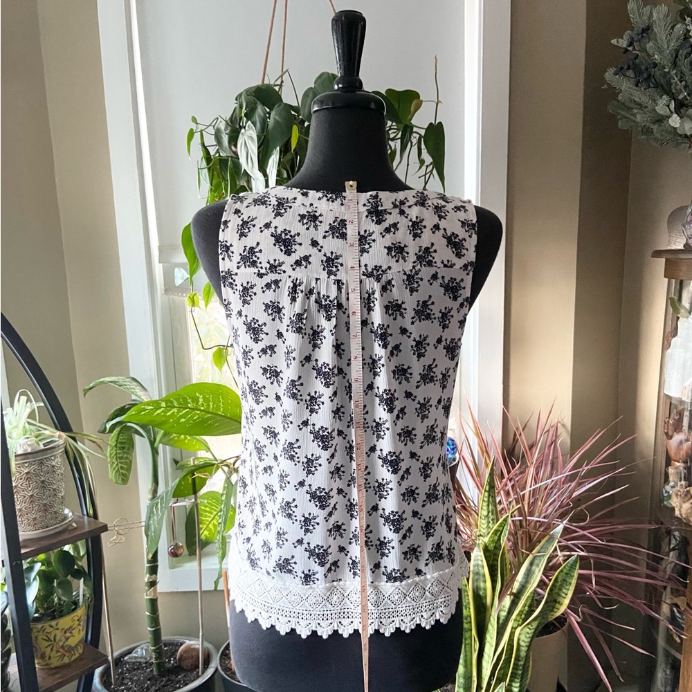 NET Floral Print Tank - Picture 5 of 12